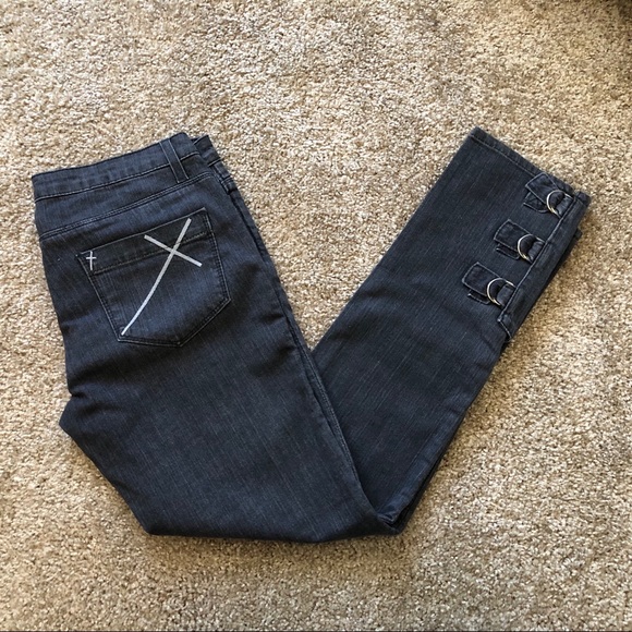 imitation of christ Denim - Imitation of Christ grey jeans with buckles (31)